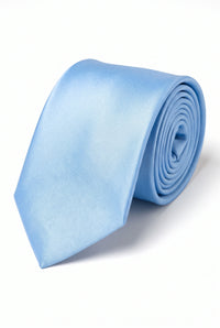 Set di cravatte da uomo azzurre