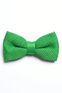 Papillon da uomo in maglia verde chiaro