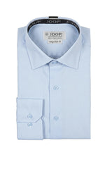 Camicia elegante da uomo a maniche lunghe con bottoni - Blu