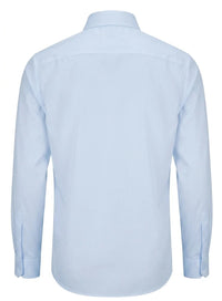 Camicia elegante da uomo a maniche lunghe con bottoni - Blu
