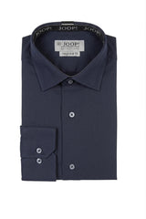 Camicia elegante da uomo a maniche lunghe con bottoni - Blu navy