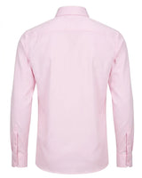 Camicia elegante da uomo a maniche lunghe con bottoni - Rosa