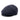 Berretto piatto da strillone da uomo in misto lana blu navy