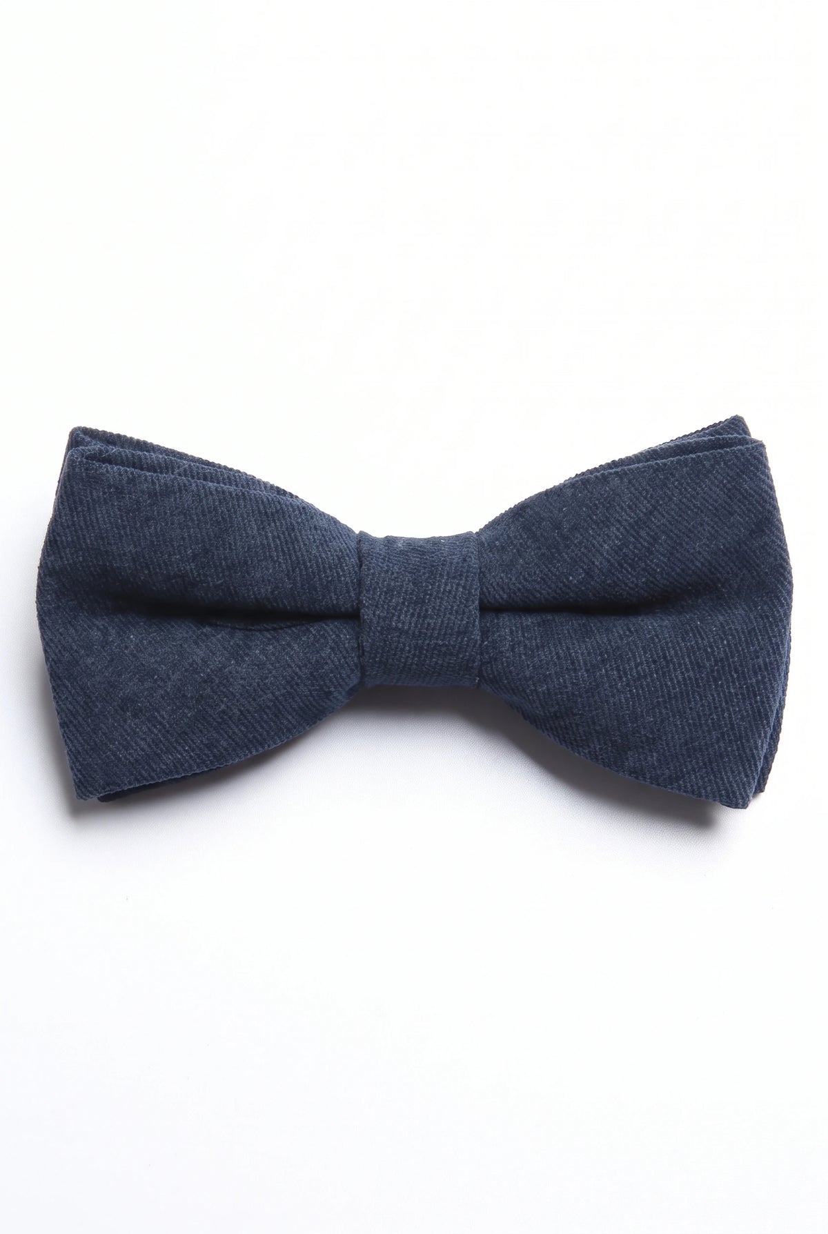 Papillon da uomo blu navy a doppio strato
