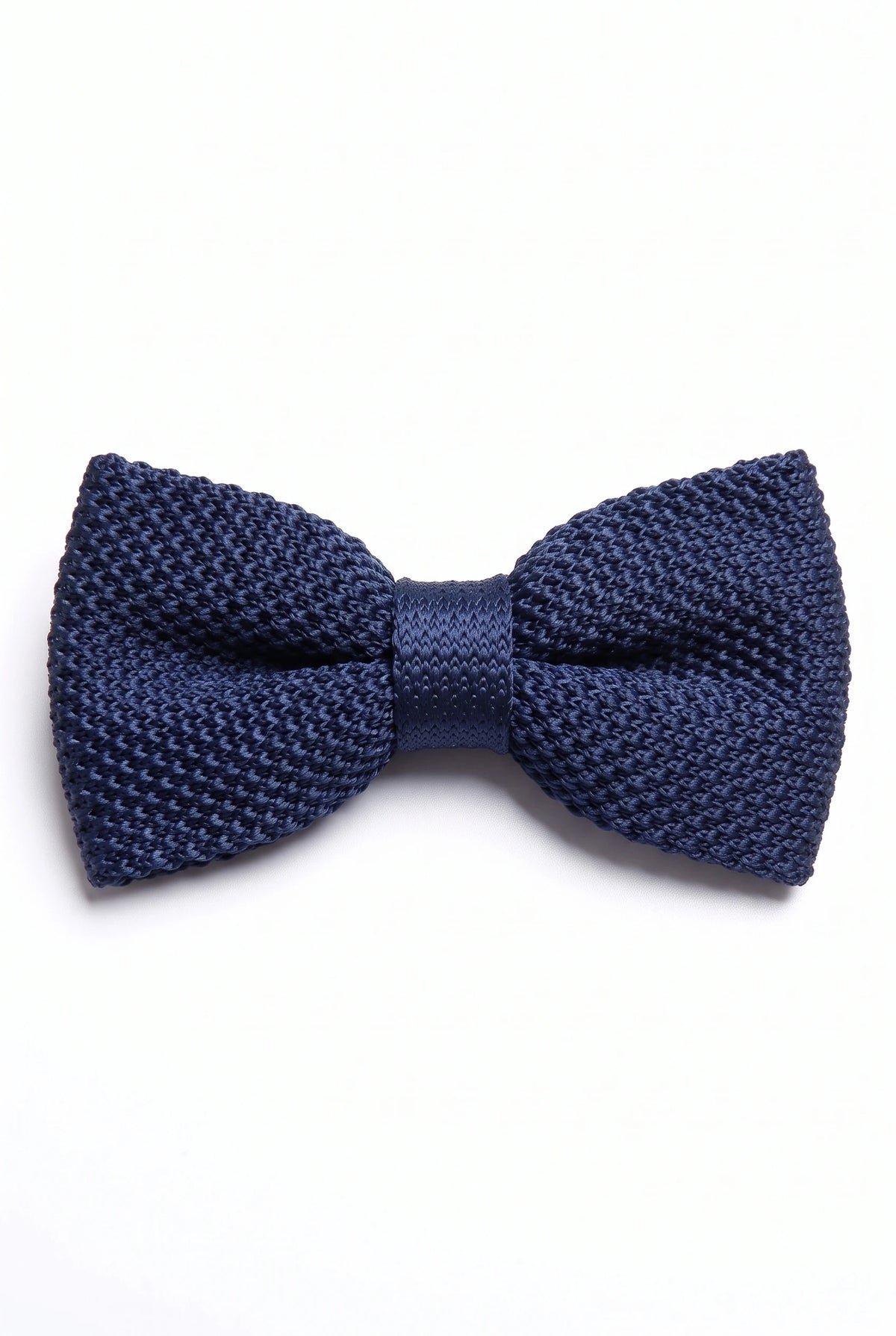 Papillon da uomo blu navy in maglia