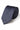 Cravatta da uomo blu navy, slim, tinta unita, 6 cm