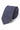Cravatta da uomo blu navy con finitura scamosciata