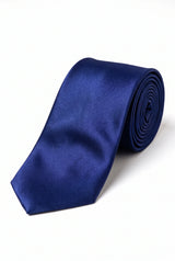 Set di cravatte blu navy da uomo