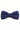 Papillon da uomo in misto lana tweed blu navy