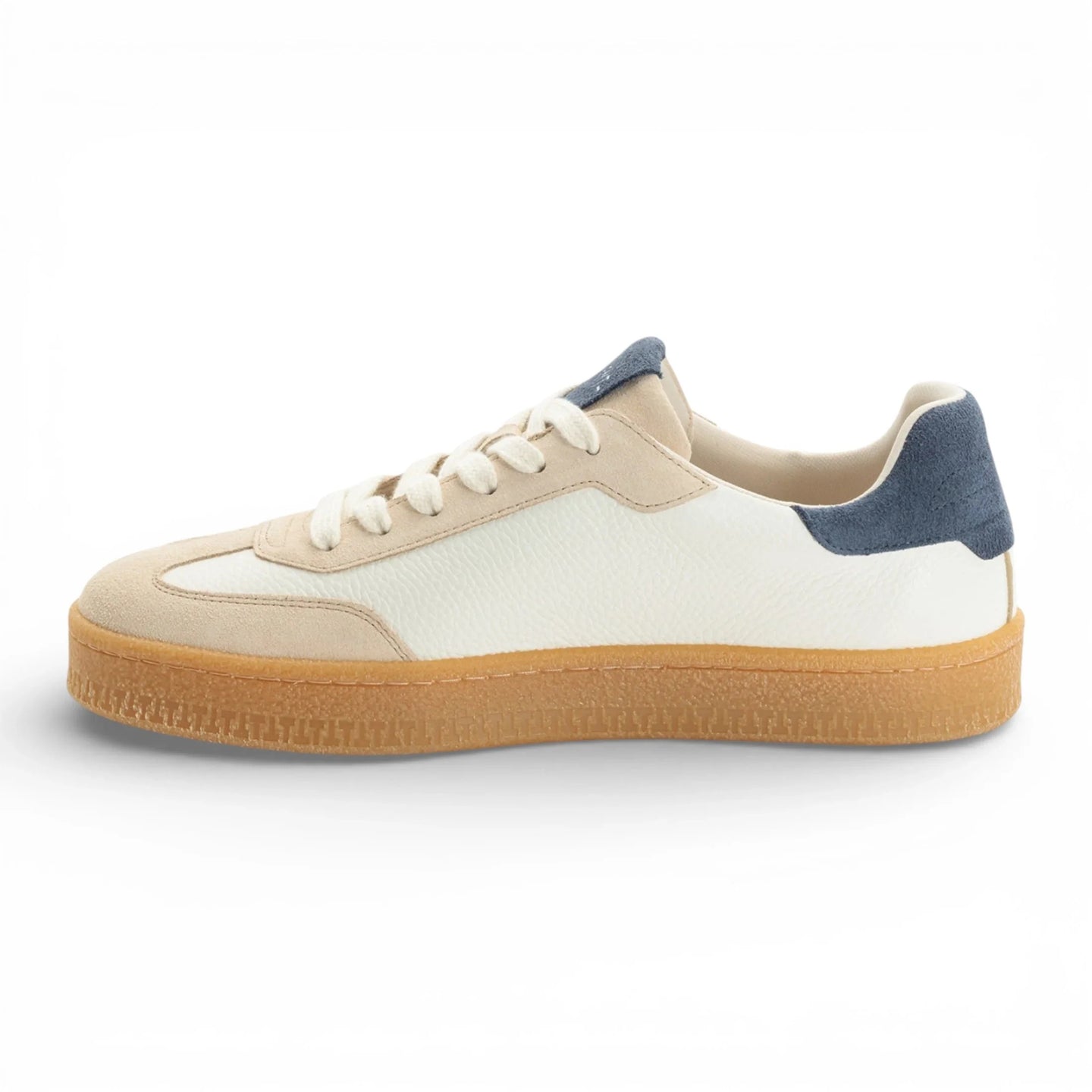 Sneakers da uomo Off-White in pelle con striscia rossa