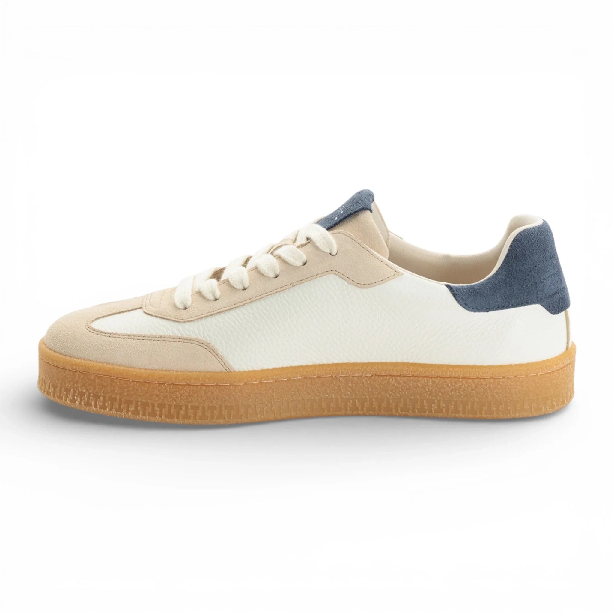 Sneakers da uomo Off-White in pelle con striscia rossa