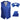 Completo da uomo a 3 pezzi con papillon, fazzoletto da taschino e gilet con stampa floreale paisley - Blu