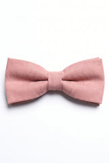Papillon da uomo rosa a doppio strato