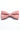 Papillon da uomo rosa a doppio strato