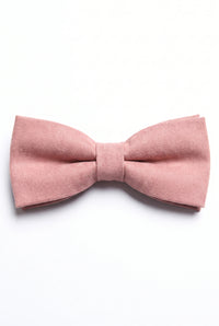 Papillon da uomo rosa a doppio strato