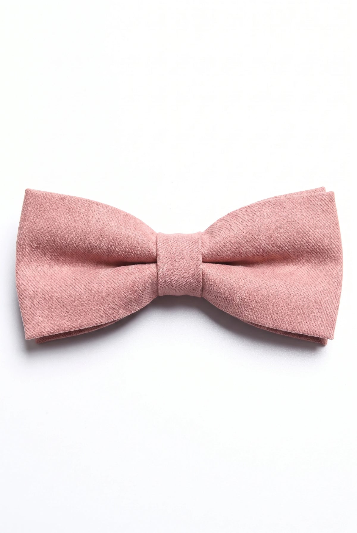 Papillon da uomo rosa a doppio strato