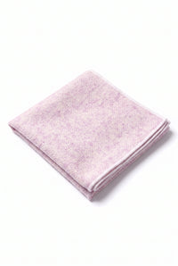 Fazzoletto da taschino da uomo in misto lana tweed rosa