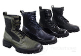 Mens PU Leather Ankle Boots