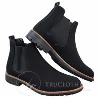 Mens PU Suede Dealer Boots