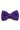 Papillon da uomo in maglia viola