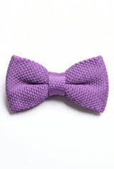 Papillon da uomo in maglia viola