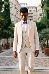 Papillon da uomo in maglia viola