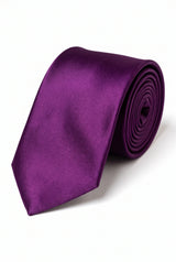 Set di cravatte viola da uomo