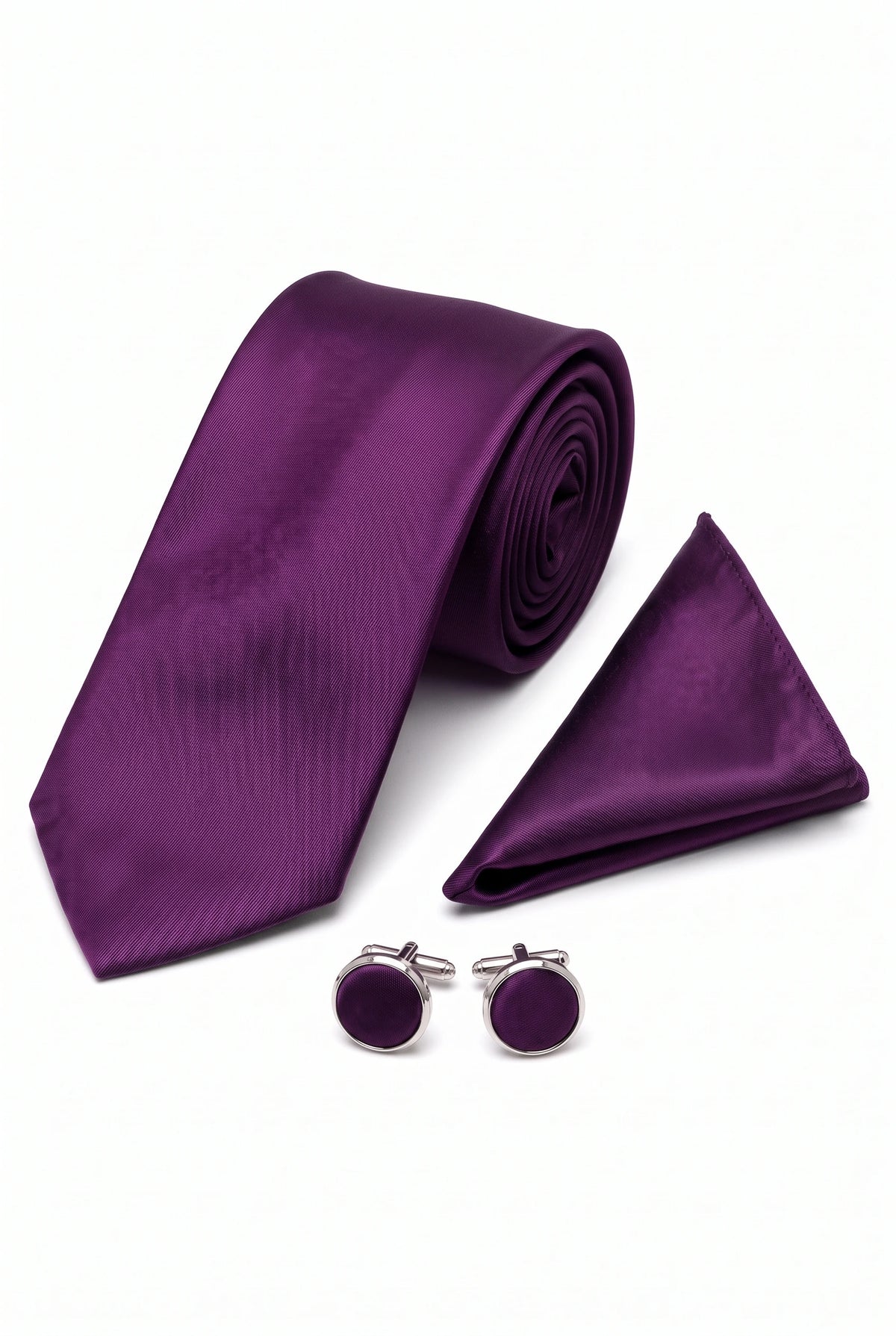 Set di cravatte viola da uomo