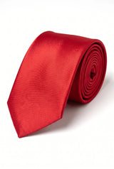 Set di cravatte rosse da uomo