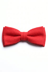 Papillon da uomo in tweed rosso