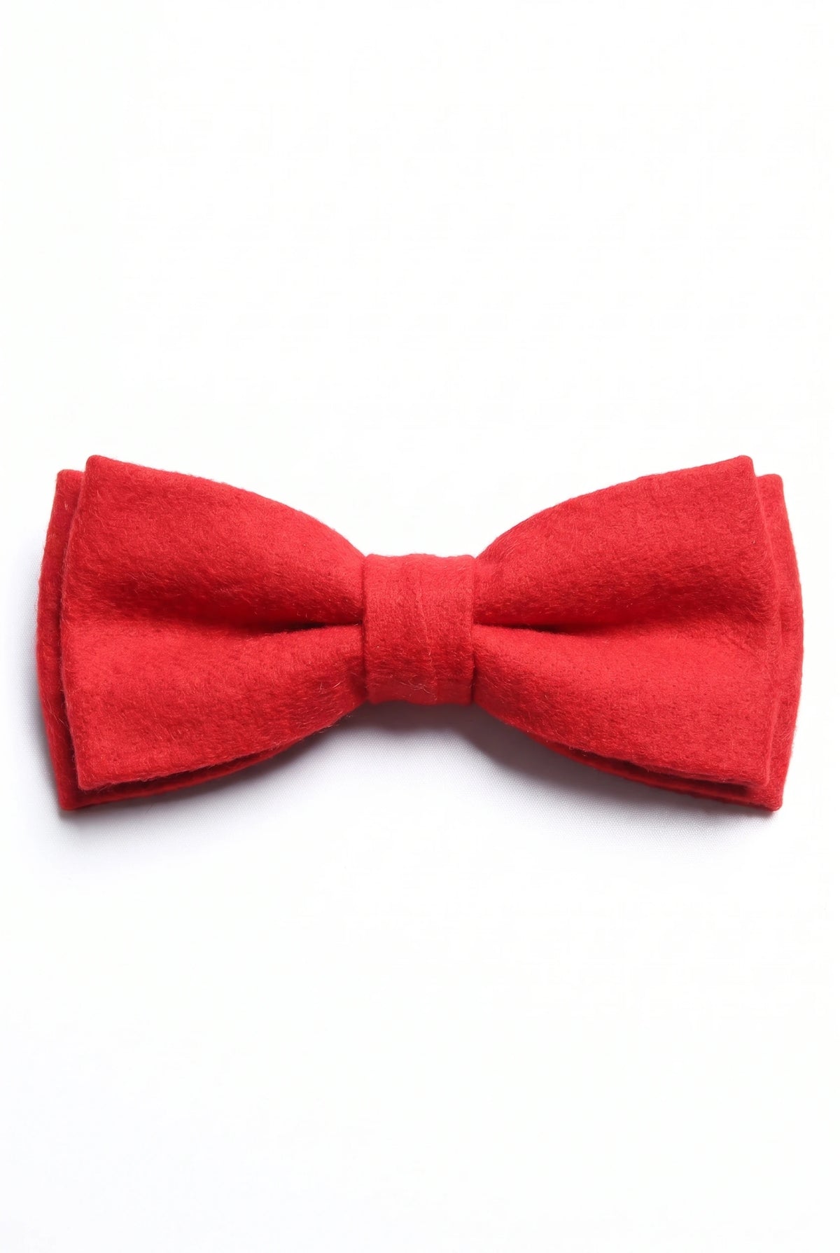 Papillon da uomo in tweed rosso