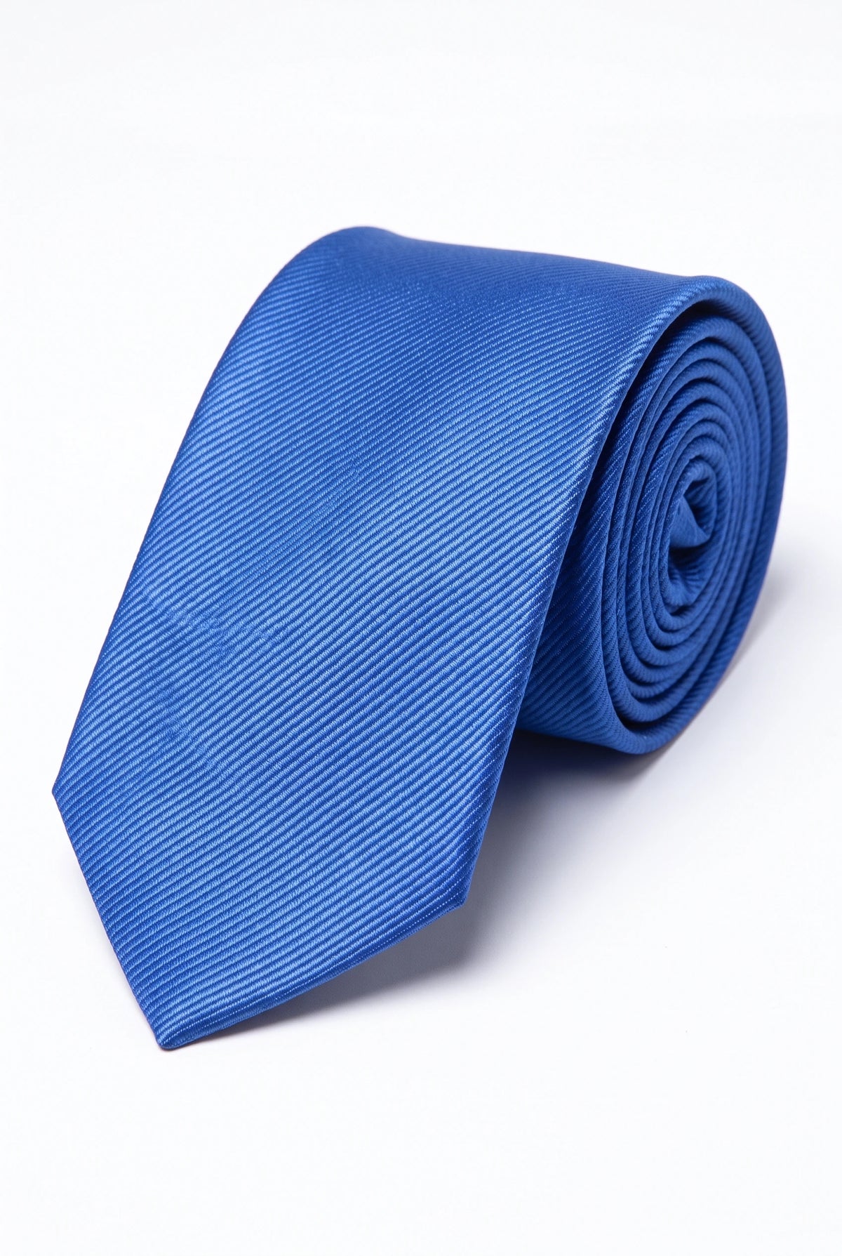 Cravatta slim da uomo blu royal da 6 cm