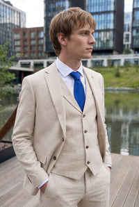 Cravatta slim da uomo blu royal da 6 cm