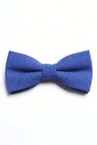 Papillon da uomo blu royal a doppio strato