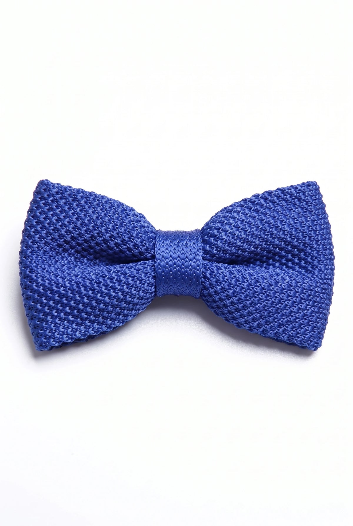 Papillon da uomo in maglia blu royal