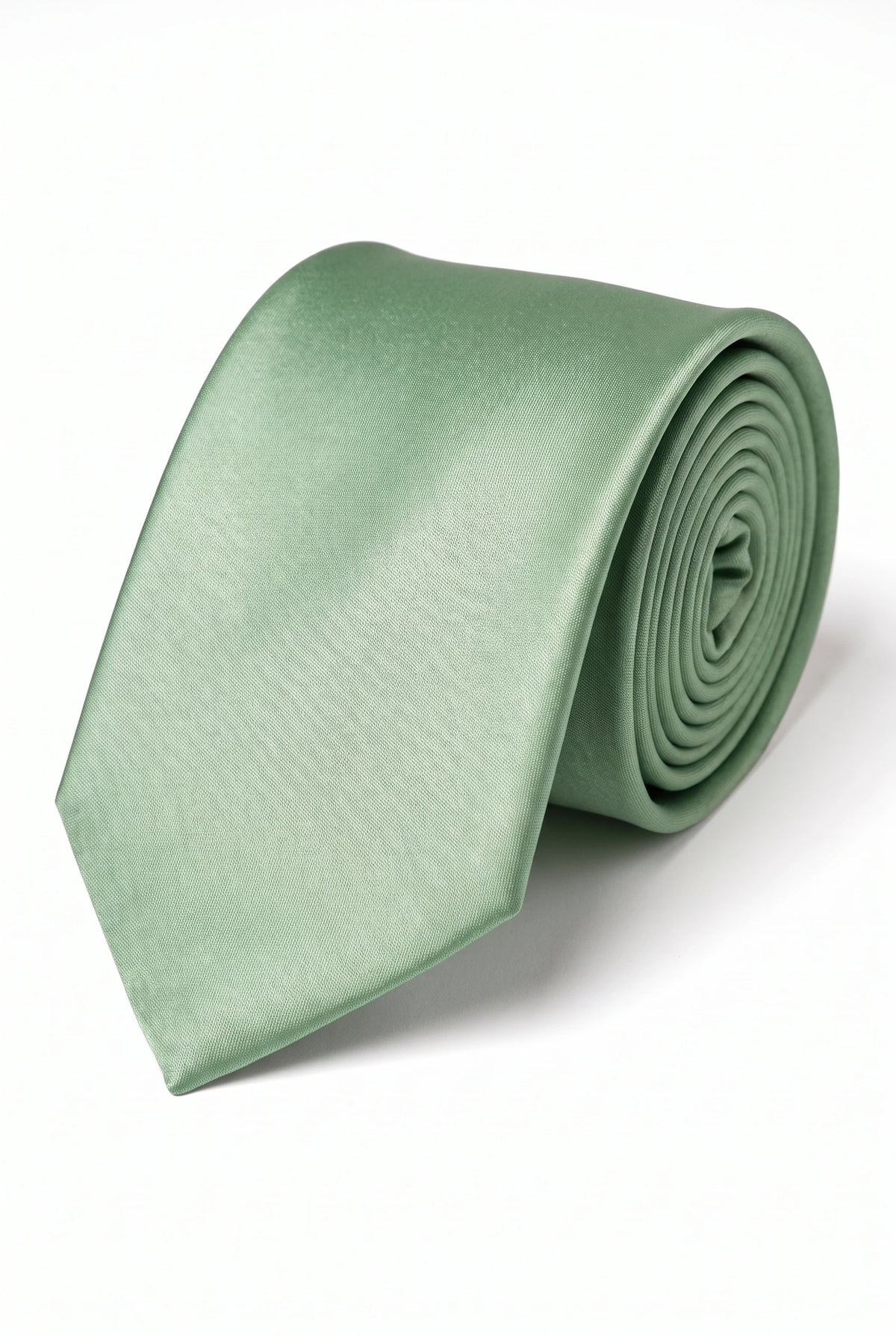 Set di cravatte da uomo verde salvia