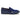 Mocassini da uomo slip-on in ecopelle con dettagli in velluto e vernice