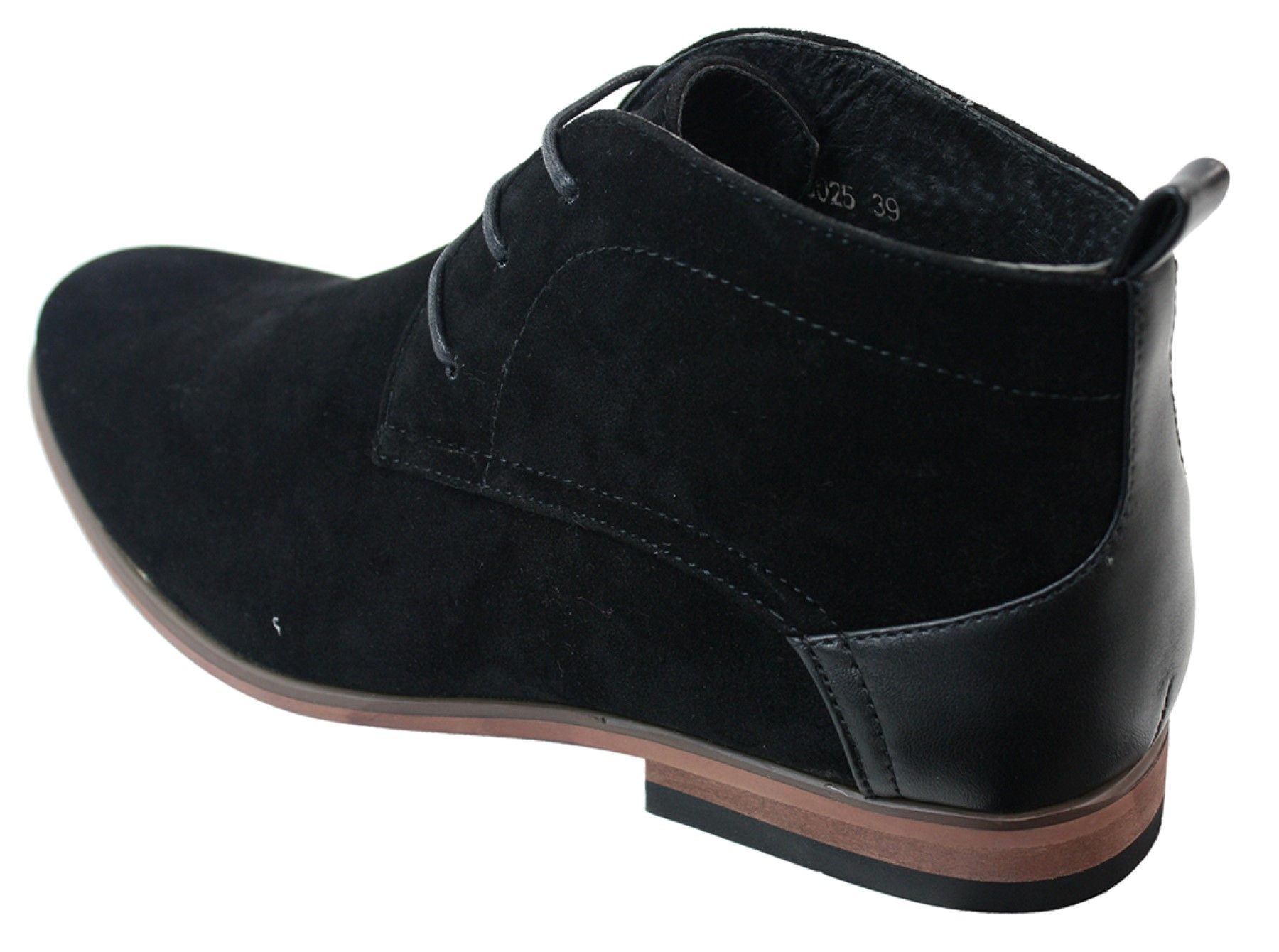 Mens Suede Desert Ankle Red Grey Brown Blue Boots Shoes Smart Casual Leather Laced