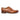 Scarpe Oxford brogue da uomo in pelle marrone chiaro con punta a coda di rondine.