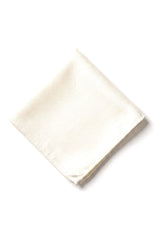 Cravatta da uomo con pochette e fazzoletto da taschino, set formale, tinta unita - Avorio