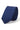 Cravatta da uomo con pochette e fazzoletto da taschino, set formale, tinta unita - Blu navy