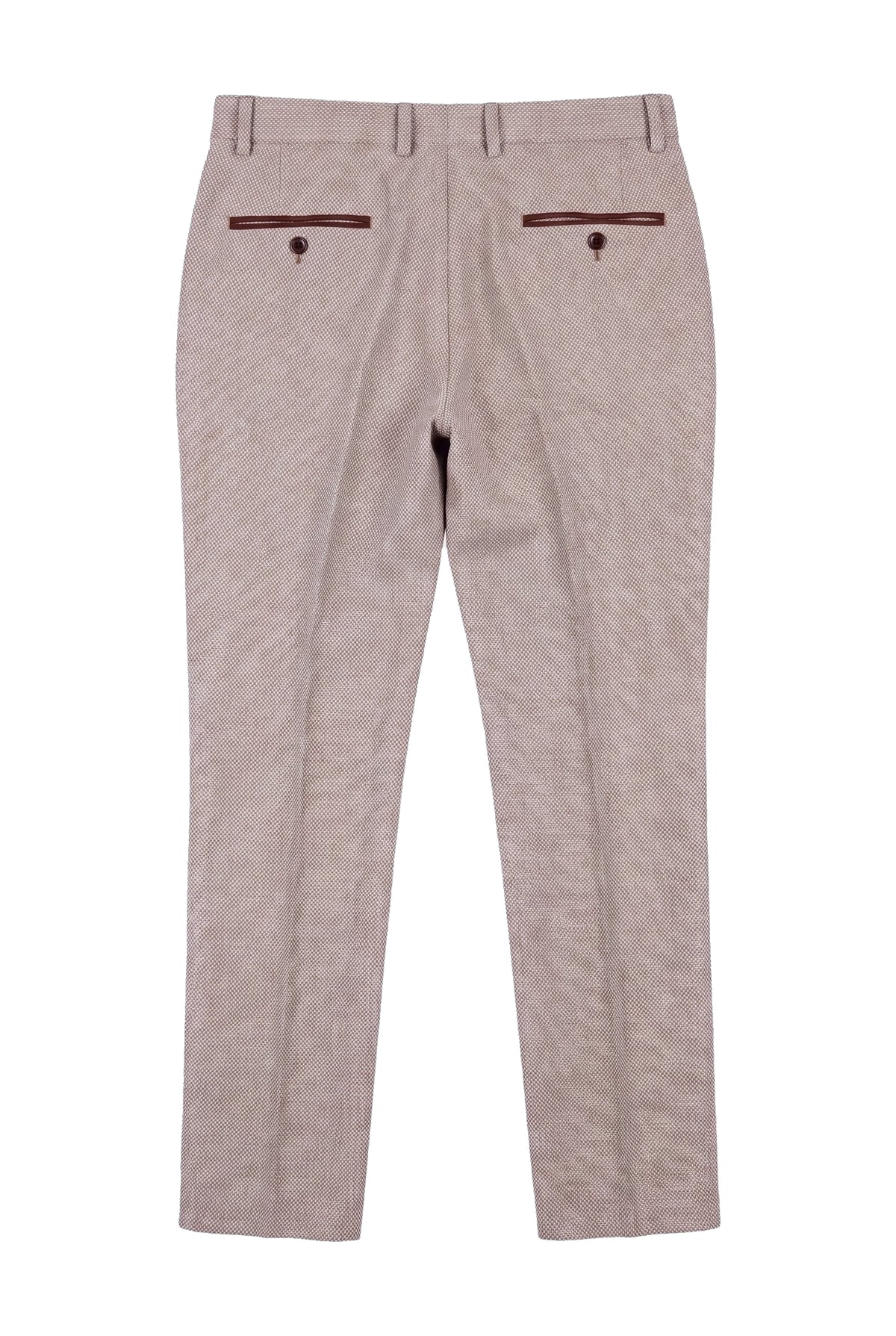Ralph - Pantaloni in tweed color crema da uomo