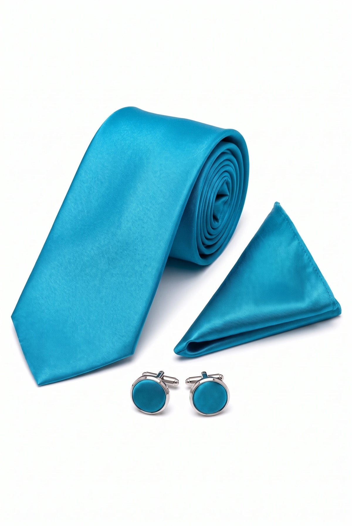 Set di cravatte turchesi da uomo