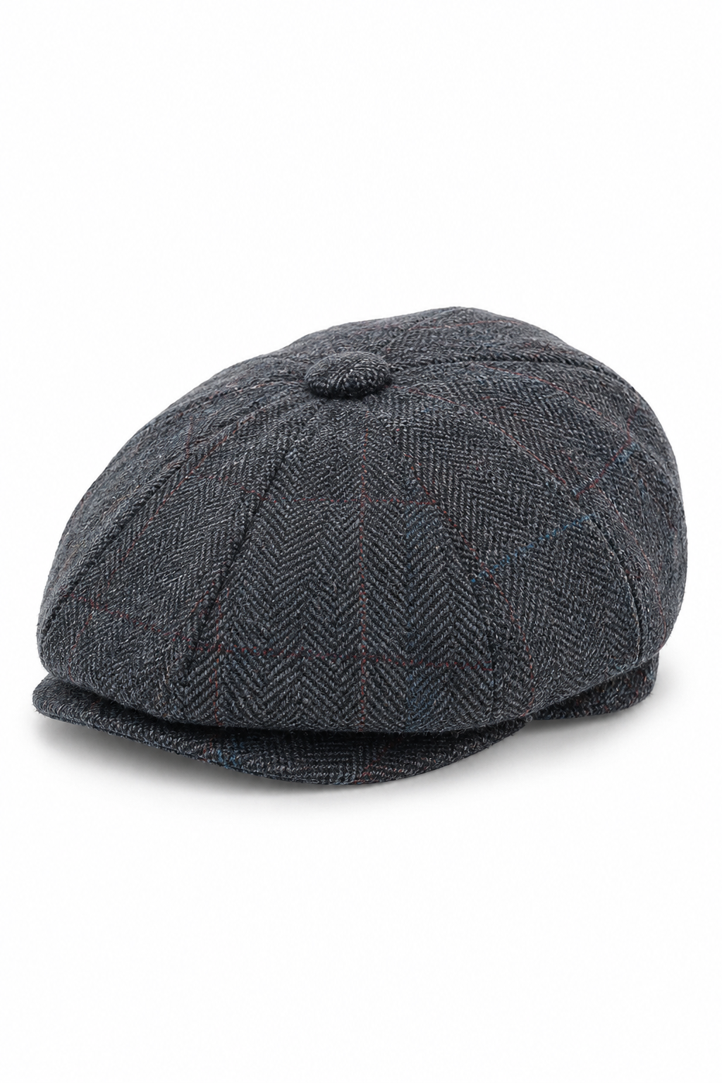Cappellino da uomo Peaky Blinders in tweed a quadri