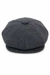 Cappellino da uomo Peaky Blinders in tweed a quadri