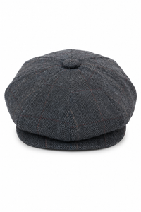 Cappellino da uomo Peaky Blinders in tweed a quadri