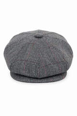 Cappellino da uomo Peaky Blinders in tweed a quadri