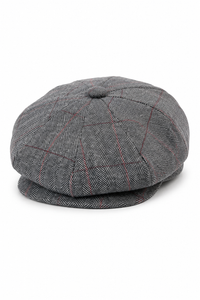 Cappellino da uomo Peaky Blinders in tweed a quadri