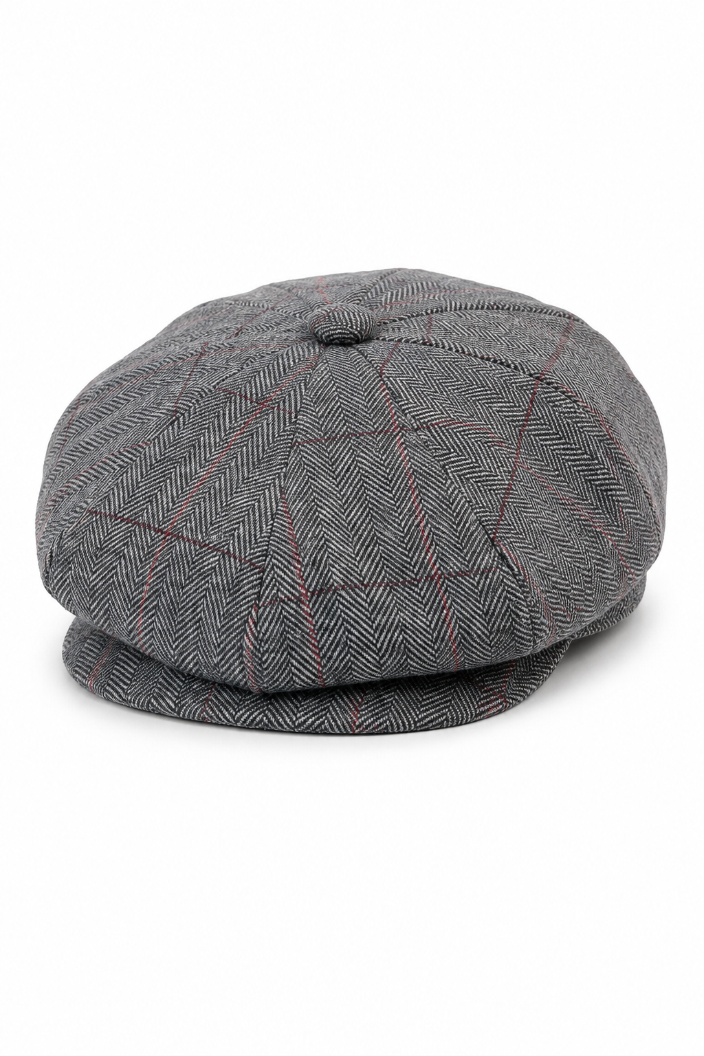 Cappellino da uomo Peaky Blinders in tweed a quadri
