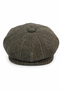Cappellino da uomo Peaky Blinders in tweed a quadri